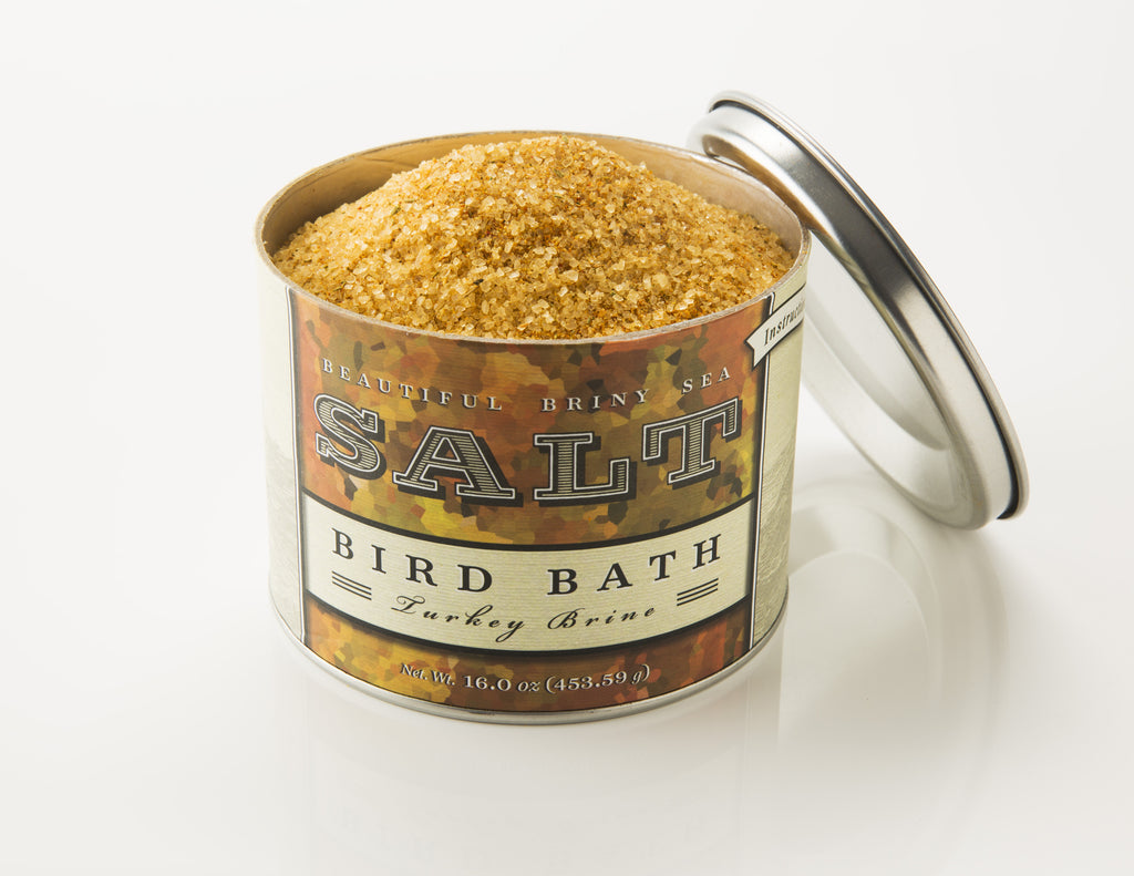 Bird Bath Turkey Brine Beautiful Briny Sea